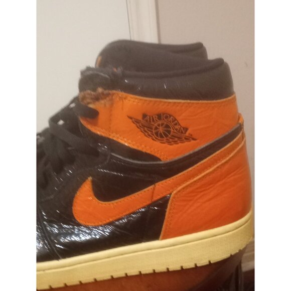 Size 12 - Jordan 1 Retro High Shattered Backboard 3.0 Preowned No Box 555088028 - Picture 11 of 14